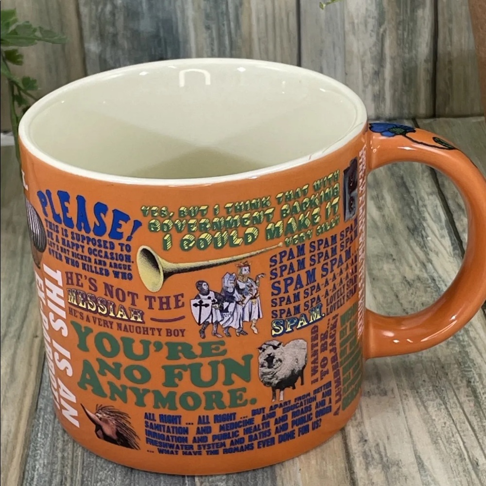 ⭐️monty python the unemployed philosophers guild mug 2013/14